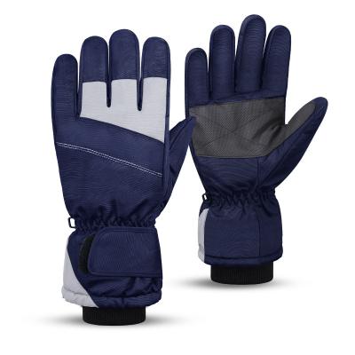 China Latest Rise Heat Touch Screen Outdoor Waterproof Velvet Ski Gloves Warm Riding Plus Windproof Gloves for sale