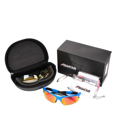 China Outdor Sports Outdoor Plastic Eyewear Men Sunglasses Men Eyewear 5 Lens Recycling Set Lentes Gafas de Sol Activicts for sale