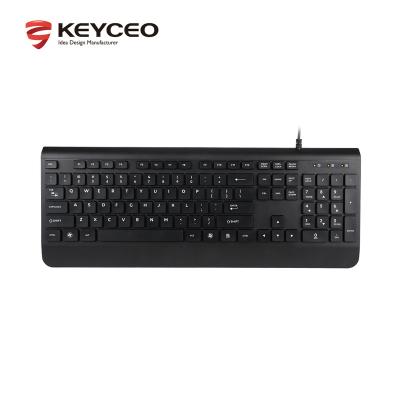 China 2021 New Product Creative Keyboard Plug and Play Waterproof Desktop 2.4G Wireless Keyboard for sale