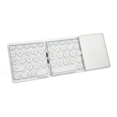 China MINI Ultra Slim 3.0 Plug-and-Play Pocket Foldable Wireless Touchpad Keyboard BT For Tablet PC Laptop for sale