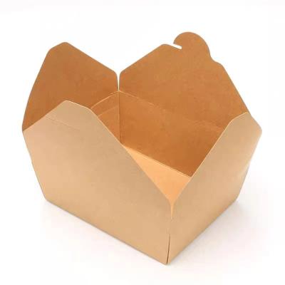 China Hot Selling Disposable Paper Packaging Box Disposable Food Container Takeaway Packaging Box for sale