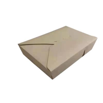 China Hot Selling Disposable Paper Packaging Box Disposable Food Container Takeaway Packaging Box for sale