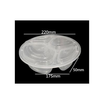 China Disposable Biodegradable Disposable Food Container PP Transparent Clear Plastic Take Out Box for sale