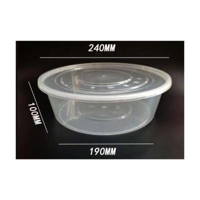 China Custom Wholesale Disposable Food Container Disposable Plastic Take Out Boxes for sale