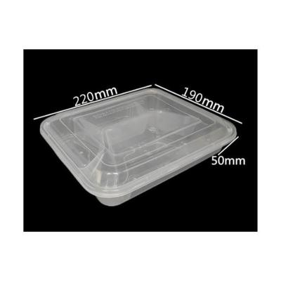 China Good Quality Disposable PP Plastic Food Containers 4 Compartment Take Out Box With Lids for sale