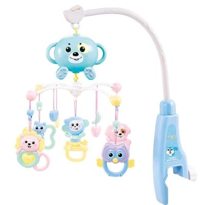 China Lovely Bear Baby Crib Crib Hanging Rotating Bed Bell Infant Toy Decoration Musical Musical Mobile With Rattles for sale