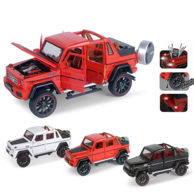 China Diecast Toy 1:22 Diecast Car Toys Zinc Alloy Open Door Pull Back Model Car With Lights And Sound For 3-12 Years Old Kids Gift for sale