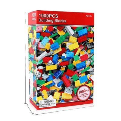 China 1000pcs Plastic Building Blocks For Kids DIY Building Toy Set Colorful Mini Bricks Toys For Toddler for sale