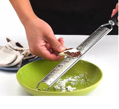 China Sustainable Amazon Product Stainless Steel Parmesan Chocolate Lemon Grater Zester Grinder for sale