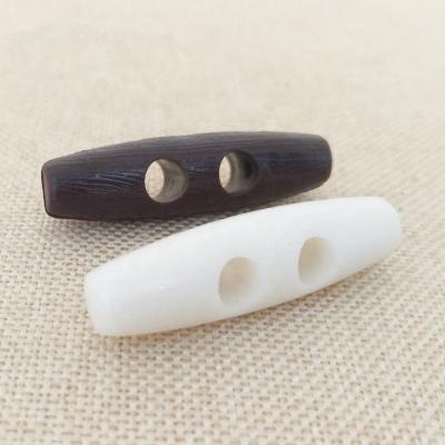 China Olive Loop Toggle Buttons DIY Clothes Toggle Buttons Cloak Wind Holes Button 2 Overcoat Sewing Accessories Viable Clothing Toggle Craft for sale