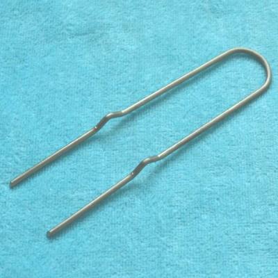 China Flat Galvanized Fabric Pins U Shape Safety Pins Garden Wire Stake for sale