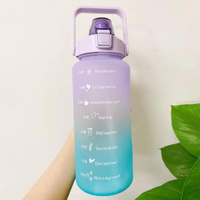 China Sustainable Gym Custom Smart Empty Water Bottle With Custom Logo Supplier 2L for sale