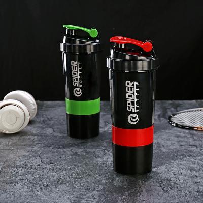 China Viable Wholesale Gym Red White Black Bpa Free Protein Shaker Bottle With Storage for sale