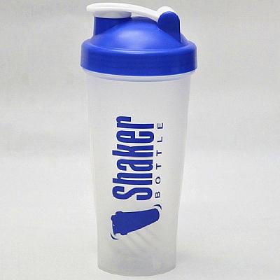 China Custom 600ml Sustainable Printed Portable Sport Newt Protein Juice Water Clear Shaker Bottle for sale