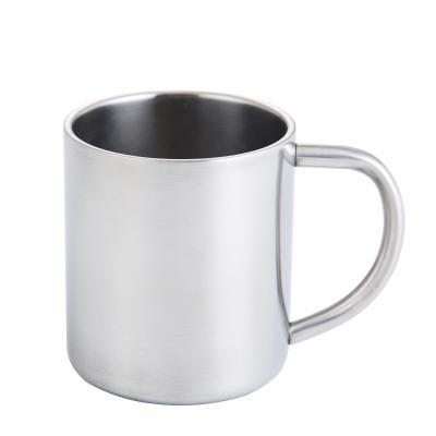 China Minimalist 304 Stainless Steel Mug Kindergarten Mug Student Kids Anti Scalding Mug for sale