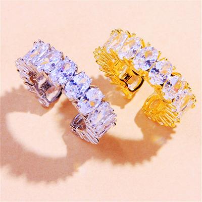 China BOHEMIA Personalized Geometric Zirconia Ring Combination 925 Sterling Ring Set For Women Luxury Butterfly Ring Open Diamond Round Cubic for sale