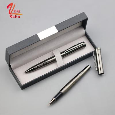 China office & School Pen Custom Logo Pen Set With Gift Case Promotion Logo Advertising Metal Ballpoint Pen Roller Luxury Pen for sale