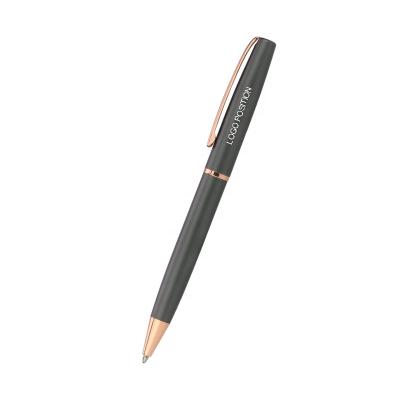 China office & School Pen Luxury Corporate Gifts Rose Gold Metal Pens With Custom Logo Printed for sale