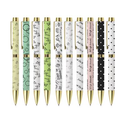 China office & School Pen Macaron Colors School Metal Ballpoint Pens Cute Kawaii for sale