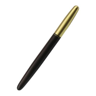 China office & School Pen Fancy Gift Items Metal Heavy Brass Pen Roller Wooden Pen With Custom Logo for sale