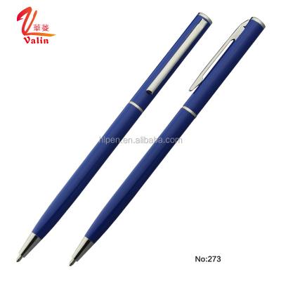 China office & School Promotional Pen Logo Printing Metal Thin Cross Ball Pen for sale