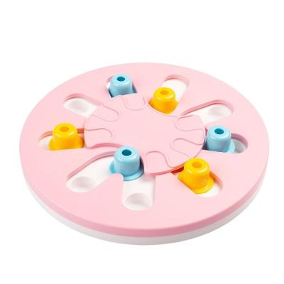 China Sustainable Manufacturer Wholesale New Design Eco-friendly Plastic Dog Puzzle Toys Interactive Pet Toys for sale