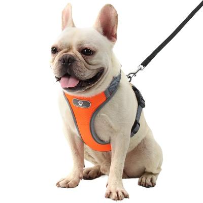 China Amazon Hot Sale Durable Reflective Dog Harness And Leash No Pull Dog Harness And Leash Set Wholesale for sale