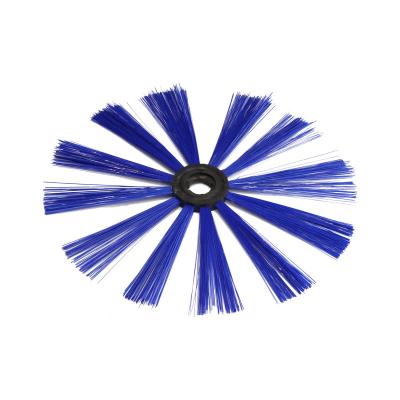 China Customized Industry Rotary Road Sweeper Brush Blue Color Te koop