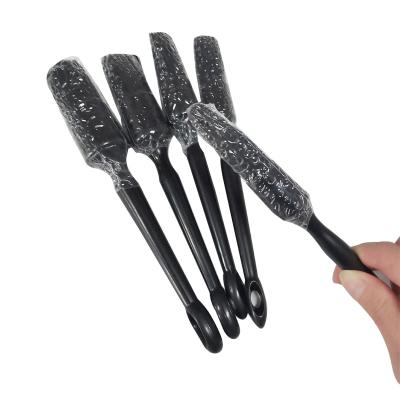 China PP Car Detailing Brush 5 Pack Auto Black Detail Cleaning Brush for sale