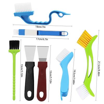 China 10Pcs Kitchen Cleaning Tools Window Groove Cleaning Brush Household Gap Brush for sale