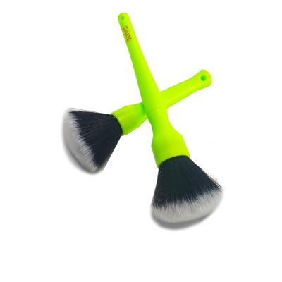 Chine Détaillant ultra mou nettoyage de voiture brosse de lecture la couleur verte de 16.5cm à vendre