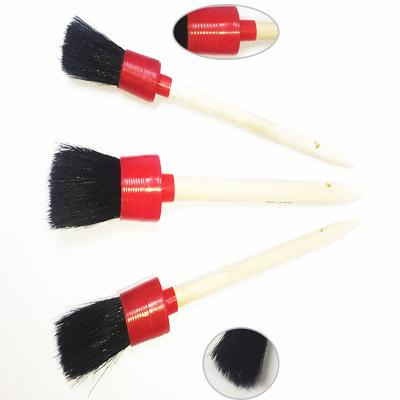 Chine Éraflure en bois de la brosse de nettoyage de la poussière de voiture de poignée 22cm libre pour l'intérieur de voiture à vendre