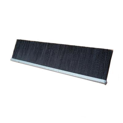 China Waterproof PVC Nylon Door Bottom Brush Strip Windproof Window Seal Strip for sale