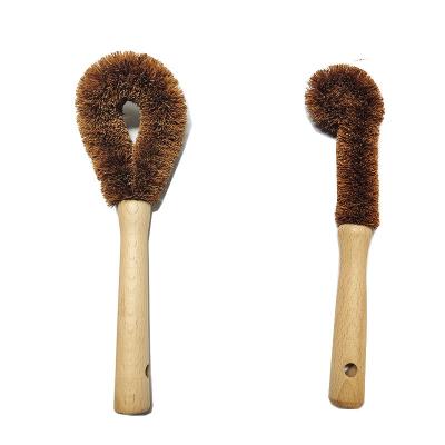 Chine Brosse de nettoyage écologique de cuisine de fibre naturelle avec la poignée 23cm à vendre