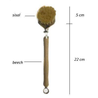 Chine Le nettoyage en bois de ménage de sisal de Cocout balaye le lavage en bois de 27cm vers le haut de la brosse à vendre