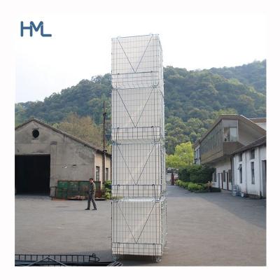 China Mild Steel PET Preform Mesh Wire Cage Metal Bin Storage Container for sale