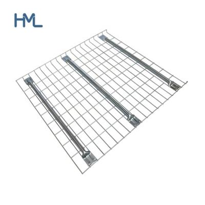 China Corrosion Resistance 50x50 Mm Warehouse Welded Storage Mild Steel Metal Wire Mesh Deck Panels For Racking for sale