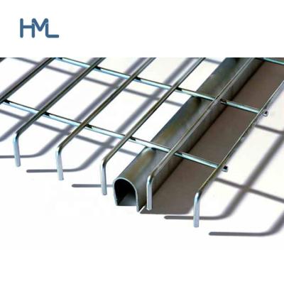 China U Channel Inverted Cages Zinc Welding Hot Sale Galvanized Steel Mesh Wire Heavy Duty Decking For Mounting On Step Beam for sale