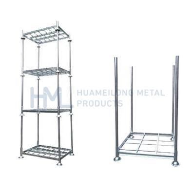 China Corrosion Protection Heavy Duty Movable Removable Metal Stacking Cold Storage Steel Pallet Converter for sale