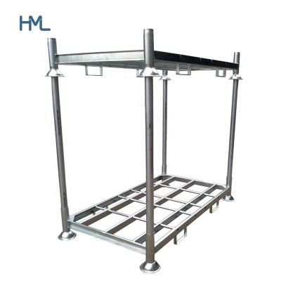 China Corrosion protection OEM ODM industrial zinc galvanized welded metal modular removable double stacking manurack for sale