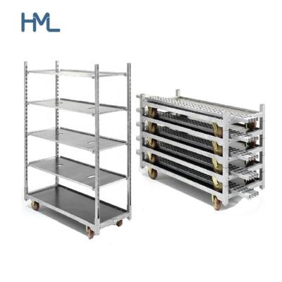 China Europe Greenhouse Flower Storage Nursery Shipping Shipping Racks For Plants for sale