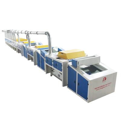 China Waste Textile RD All New Combined Waste Textile Production Line Equipped With Advanced Dust Filter System And Metal Clothes Recycling Machine for sale