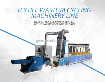 China Tough material in high quality fiber cotton fabric recycling machine for spinning for sale