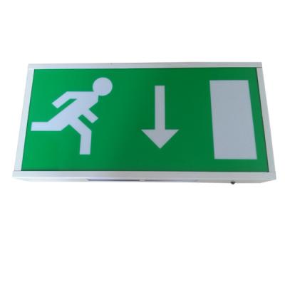 China Modern Design LED Exit Signs with Rechargeable Ni-cad Battery for Emergency Lighting for sale