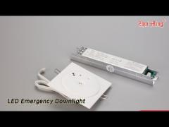 SMD LED Emergency Lights Downlight Rechargeable 3W IP42 Customized