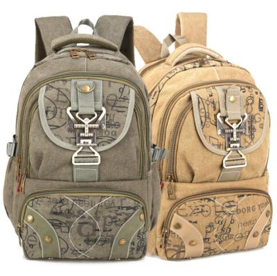 China Canvas school  backpack for sale