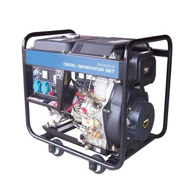 China portable diesel generator price in india DG5500E for sale