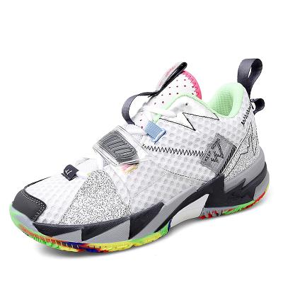 China CUSHIONING new arrival colorful basketball shoes for men sports shoes shape high cut street basketball sneakers for outdoor game for sale