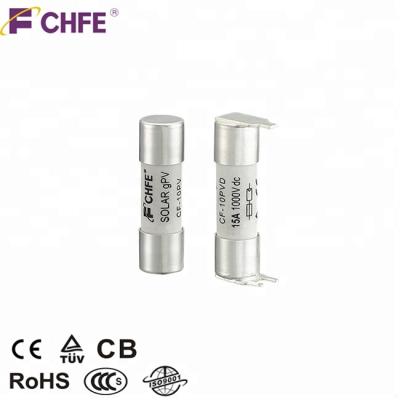 China LOW VOLTAGE (TUV, CE, CB, RoHS) 10X38 1-32A 1000V DC PV Solar Fuse GPV for sale