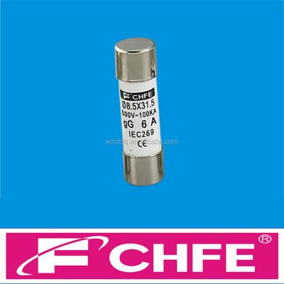 China High quality LOW VOLTAGE 8.5x31.5 8.5*31.5 500V 690V 25A small ceramic tube CE ISO hrc fuse types for sale